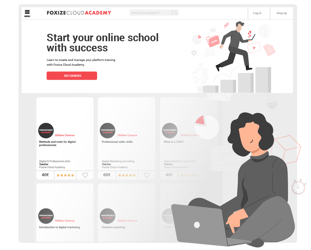 Foxize Cloud Academy training platform